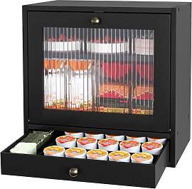Alpeir Brotkasten Holz Groß 2 Etagen Brotbox mit