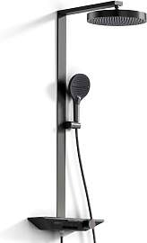 Alphabath Duschsystem mit Thermostat, Duscharmatur 