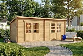 Alpholz Gartenhaus Maria Twin aus Holz in