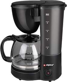 ALPINA Filterkaffeemaschine, 750 Watt, 1,25 Liter, 