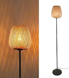 Alpinaluz Stehlampe mit Lampenschirm aus