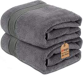 altego Duschtuch 70x140 cm Grau - Duschhandtuch