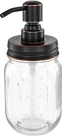 ALTGLAS Vintage Seifenspender aus Retro Mason Jar