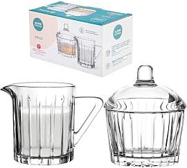 Altom Design Zuckerdose 200ml und Milchkanne Venus 