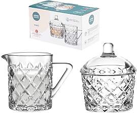 Altom Design Zuckerdose 210ml und Milchkanne 200ml 