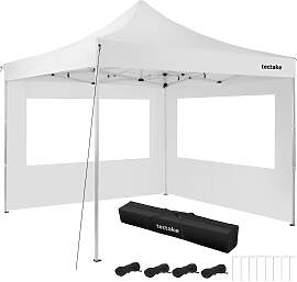 Aluminium Faltbarer Garten Pavillon 3x3m mit 2