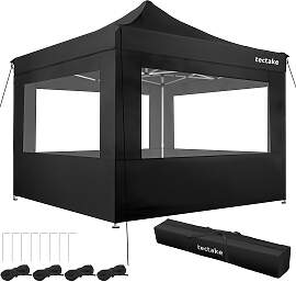 Aluminium Faltbarer Garten Pavillon 3x3m mit 4