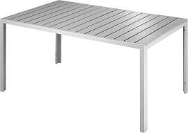 Aluminium Gartentisch Bianca höhenverstellbare