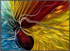 Aluminium Wandbild MODERN ART Explosion 50x70cm