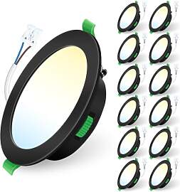 ALUSSO 12 Stück Einbaustrahler Led,10W LED
