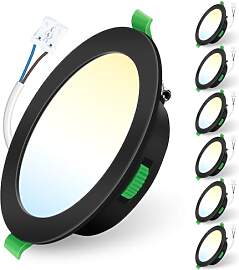 ALUSSO 6 Stück Einbaustrahler Led,10W LED