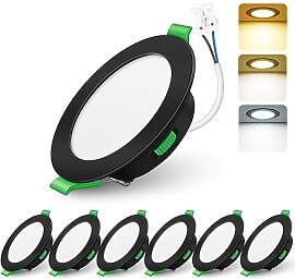 ALUSSO 6 Stück Einbaustrahler Led 68mm,4W LED