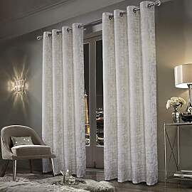 always4u Gardinen mit Muster Gold Blickdicht 100%, 