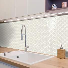 Alwayspon 10 Blatt 25x25cm Beige Laterne 3D Vinyl
