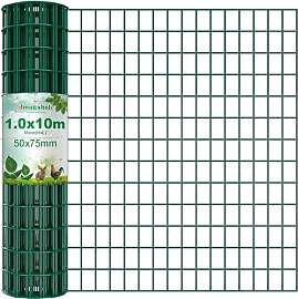 Amagabeli 1.0M x 10M Drahtzaun Grün | Gartenzaun