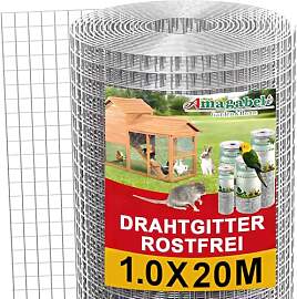Amagabeli 1,0m X 20 Meter Hasengitter