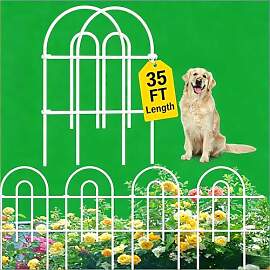 Amagabeli Dekoratives Gartenzaun 61cm(H) x 43cm(L) 