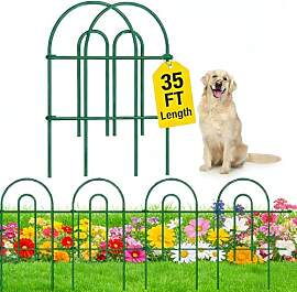 Amagabeli Dekoratives Gartenzaun 61cm(H) x 43cm(L) 