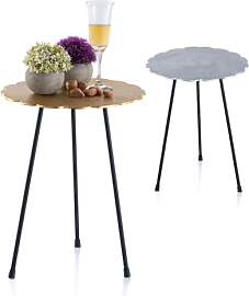Amago home Beistelltisch Metall Dekotisch Hilton