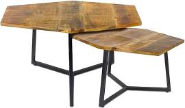 Amago home Couchtisch Set 2 Stück Wohnzimmer