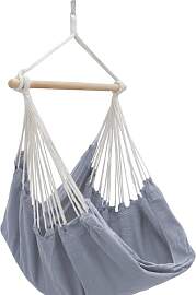 AMANKA XXL Hängesessel Grau 185x130 cm belastbar