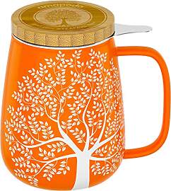 amapodo Teetasse mit Deckel und Sieb - 600ml