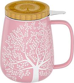 amapodo Teetasse mit Deckel und Sieb - 600ml