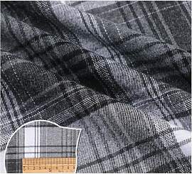 AMateschitz Karierter Baumwollstoff Tartan Stoff