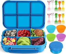 Amathley Brotdose Kinder mit FäChern,Bento Box