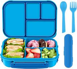 Amathley Brotdose Kinder mit FäChern,Bento Box