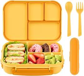 Amathley Brotdose Kinder mit FäChern,Bento Box
