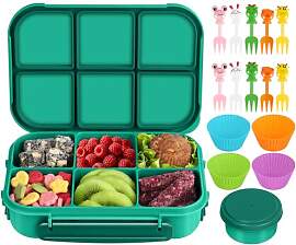 Amathley Brotdose Kinder mit FäChern,Bento Box