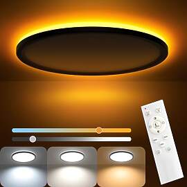 AmazeFan LED Deckenleuchte Dimmbar - 24W 2400LM