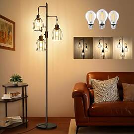 AmazeFan LED Stehlampe Dimmbar, 172cm Stehlampe