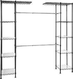 Amazon Basics Ausziehbarer Offener Kleiderschrank