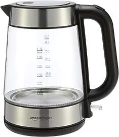 Amazon Basics Elektrischer Wasserkocher aus Glas,