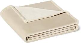 Amazon Basics Fleecedecke, 127 x 152 cm, Beige