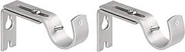 Amazon Basics Gardinenstangen Halterung Metall,