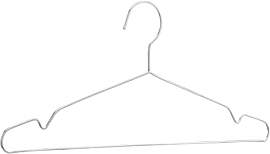 Amazon Basics Kleiderbügel aus Edelstahl, 50-er