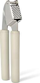 Amazon Basics Knoblauchpresse, Softgrip-Griff,