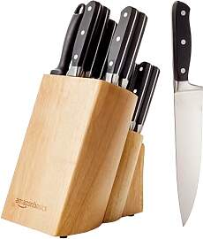 Amazon Basics Premium Messerblock, 18 Stück,