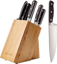 Amazon Basics Premium Messerblock, 9 Stück,