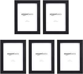 Amazon Basics Rechteckig Fotorahmen, 5 Stück,