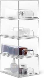 Amazon Basics Stapelbare Aufbewahrungsschubladen