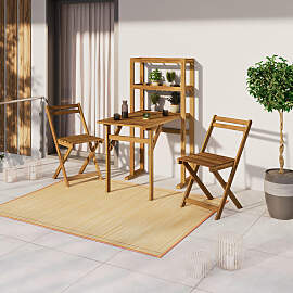 Ambia Garden Balkonset, Akazie, Holz, Akazie,