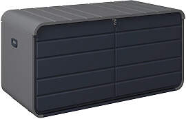 Ambia Garden Kissenbox, Anthrazit, Hellgrau,