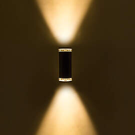 Ambient Up und Down Wandleuchte Silber