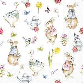 Ambiente Serviette Ostergarten 20 Stk. 33x33 cm