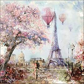 Ambiente Serviette Paris Art 33x33 cm 20 Stk.