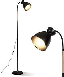 Amdelne Stehlampe Leselampe Schwarz Giraffe,